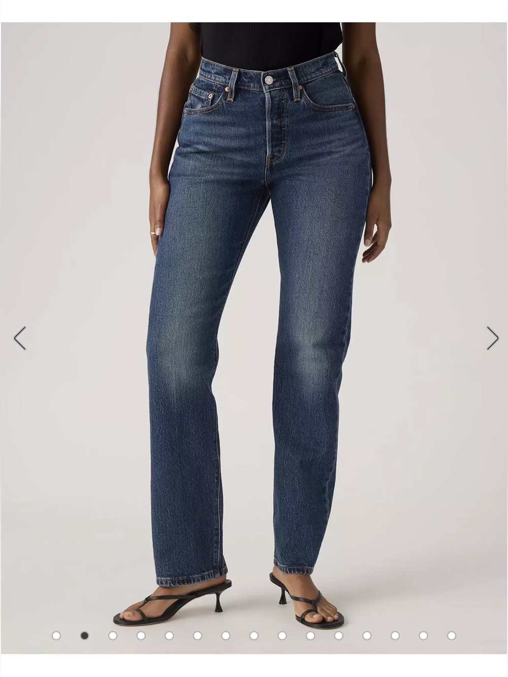 Levi 501 Curve Jeans in Dark Wash Sz W 31 L 32